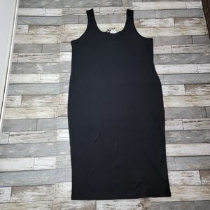 Ribbed Maxi Dress Tshirt. Plus Size 3X Very  Fresh Stretchy NWT  #C-Q7.